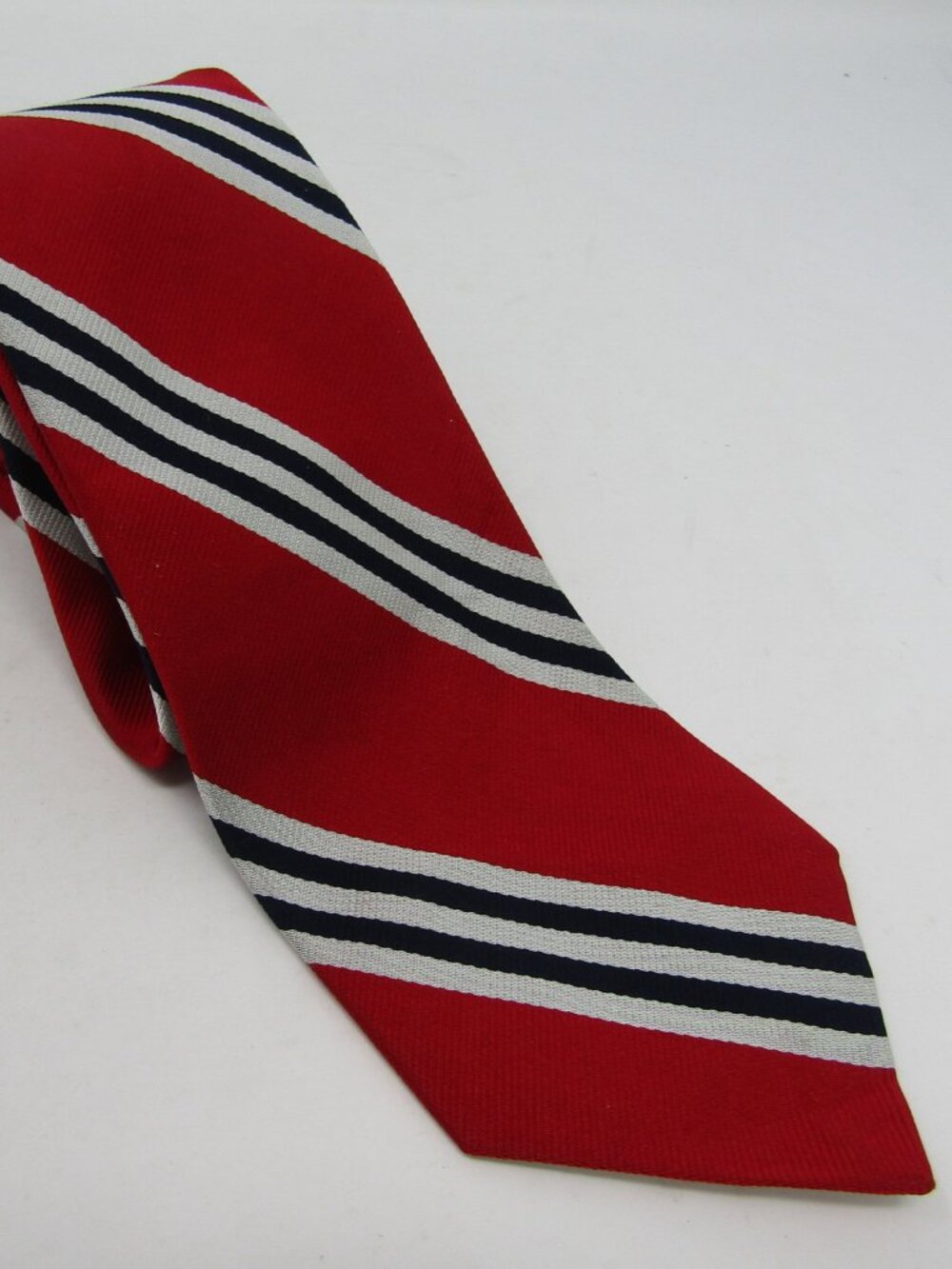 Robert Talbott for Roger Stevens Hand Sewn Tie Striped Necktie Finest Silk USA